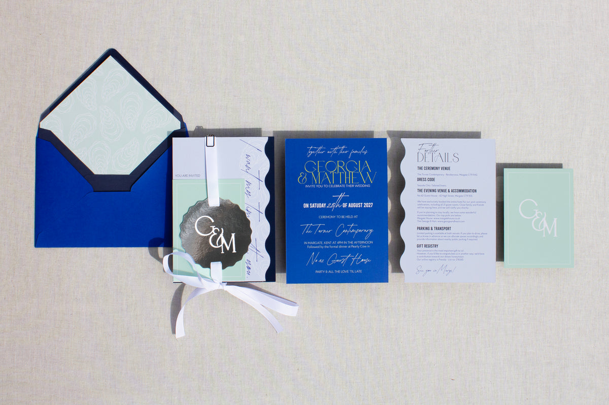 Luxe 3 Card Invitation