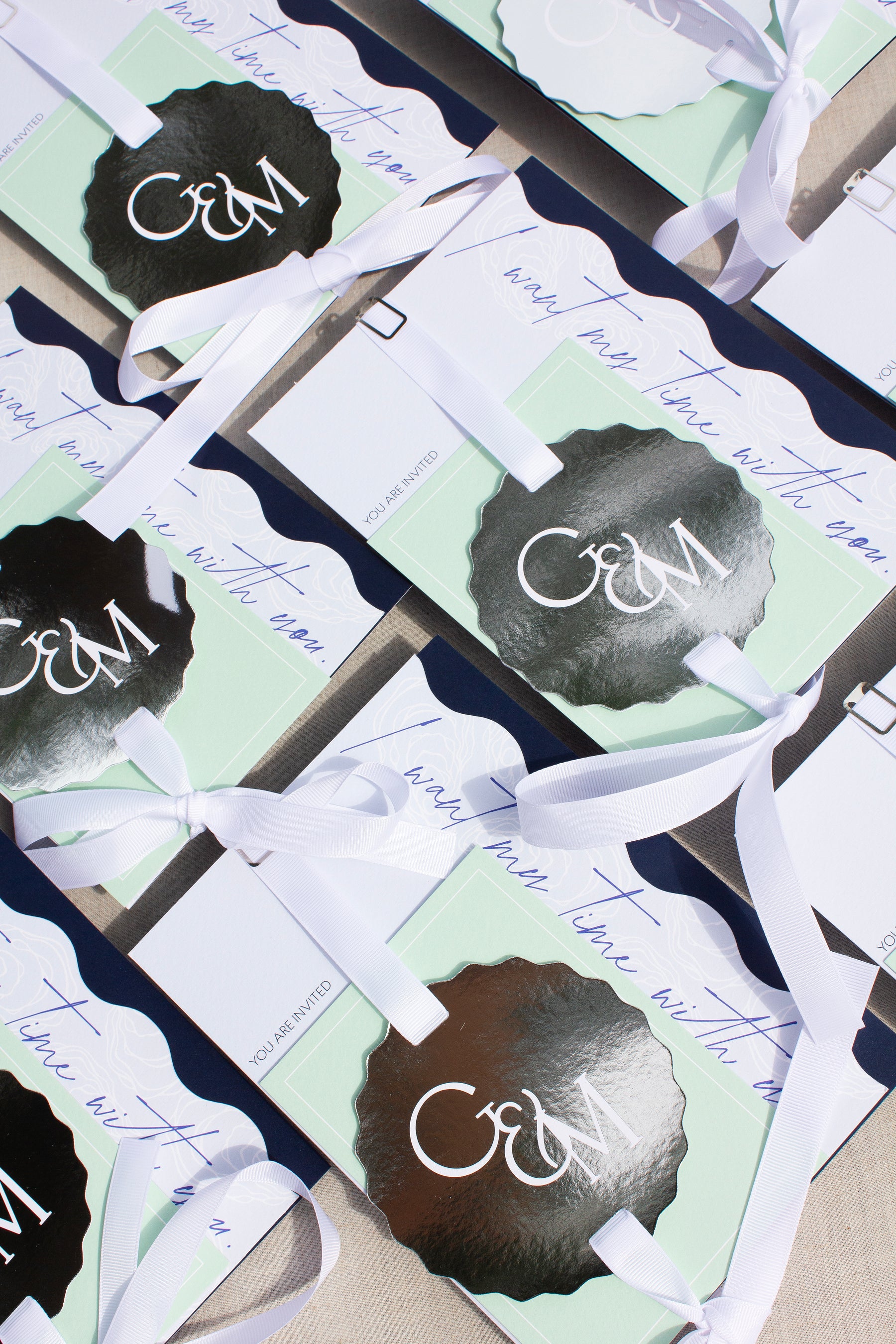 Luxe 3 Card Invitation