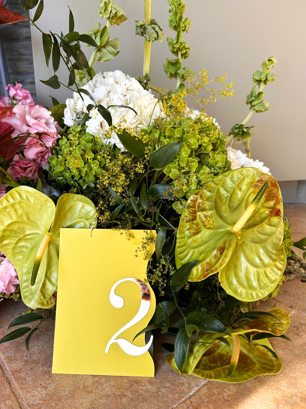 3D Table Numbers