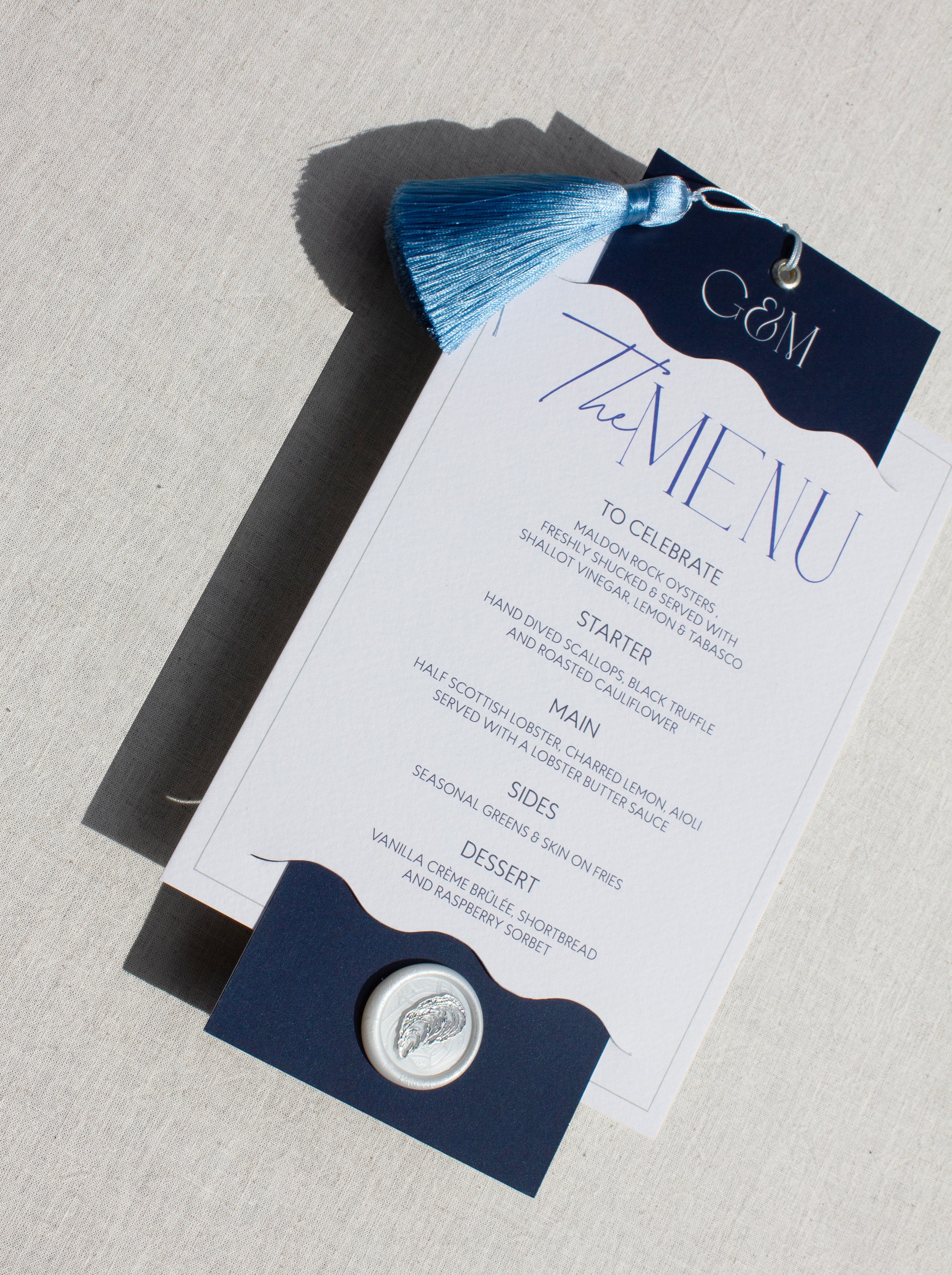 Luxe Double Menu