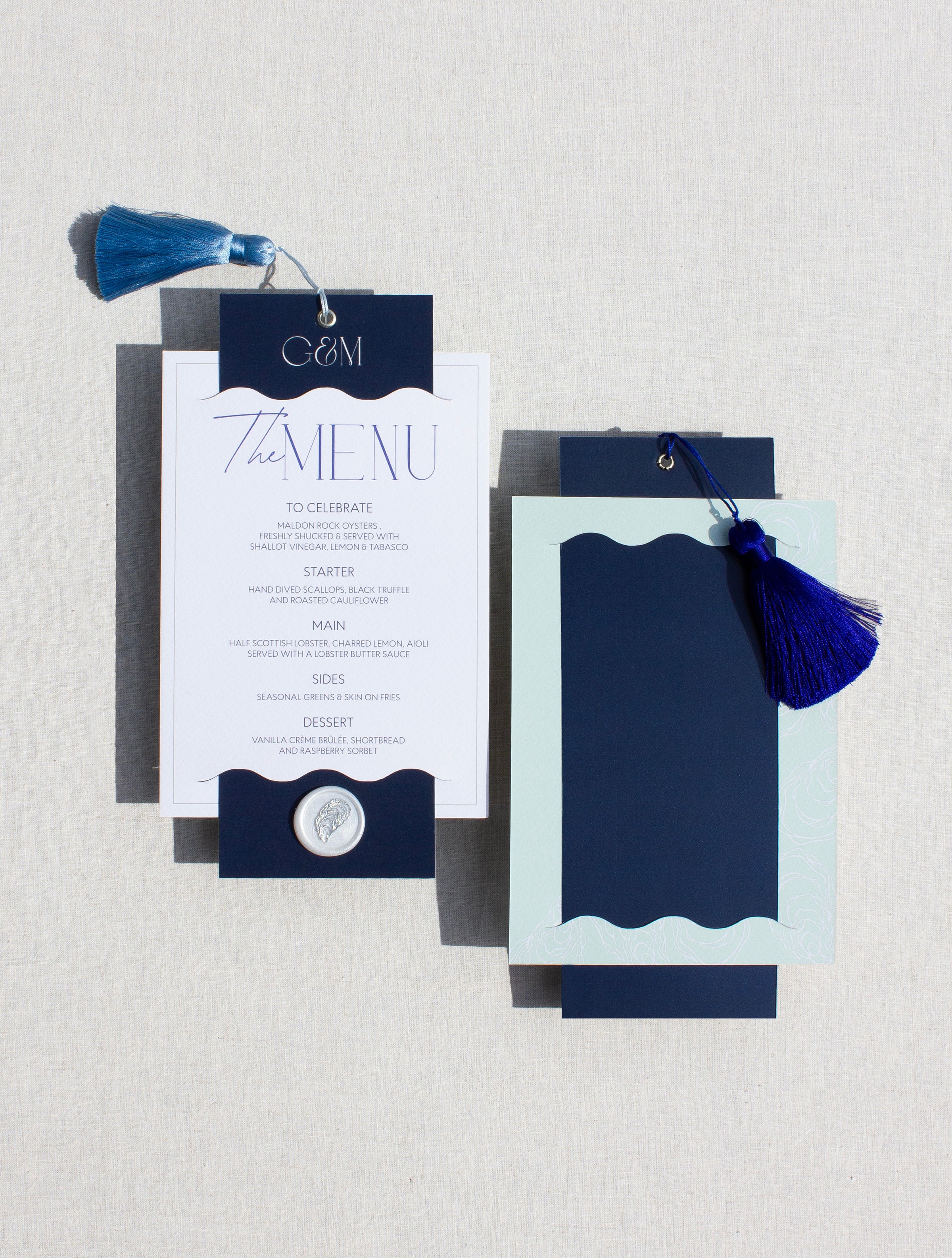 Luxe Double Menu