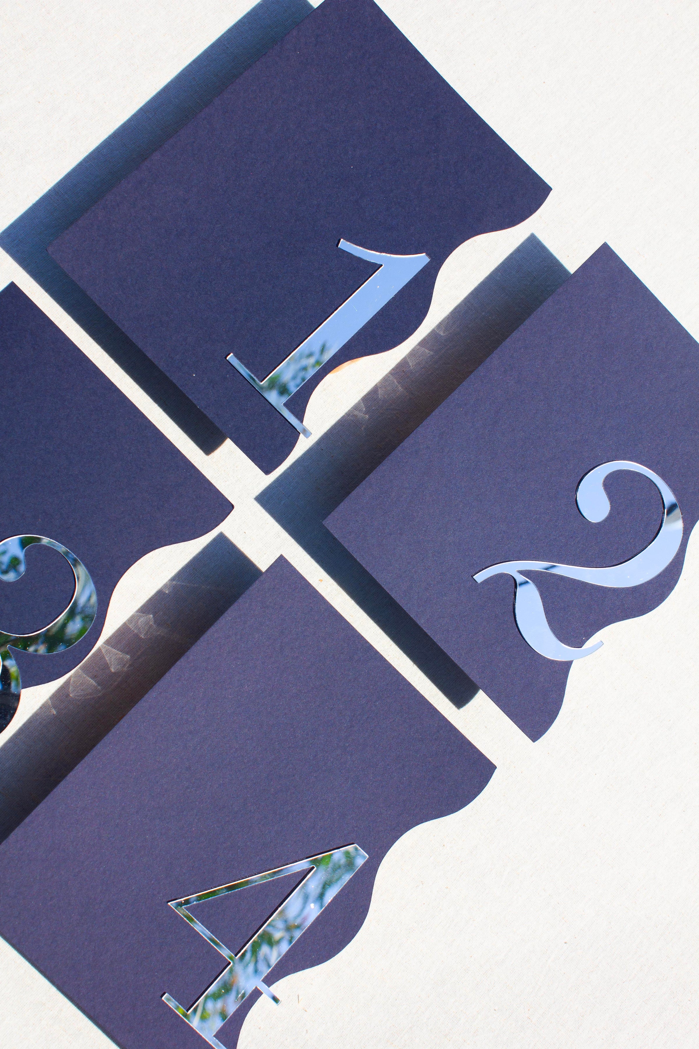 Wavy Table Numbers
