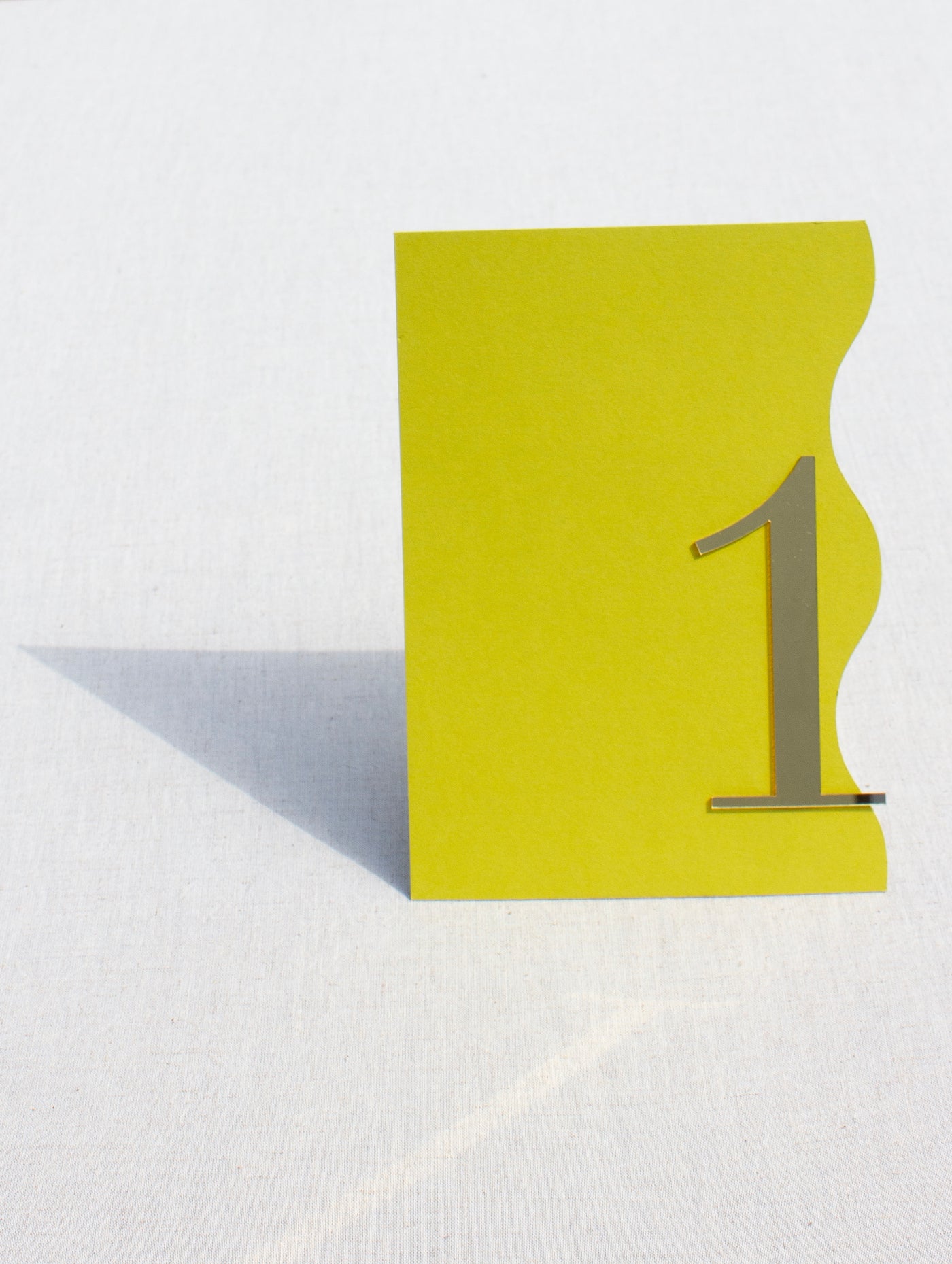 3D Table Numbers